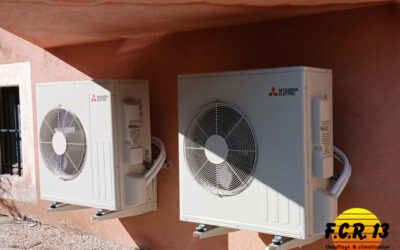 Installation de 2 consoles Hyper Heating Mitsubishi Electric à Saint-Antonin-sur-Bayon