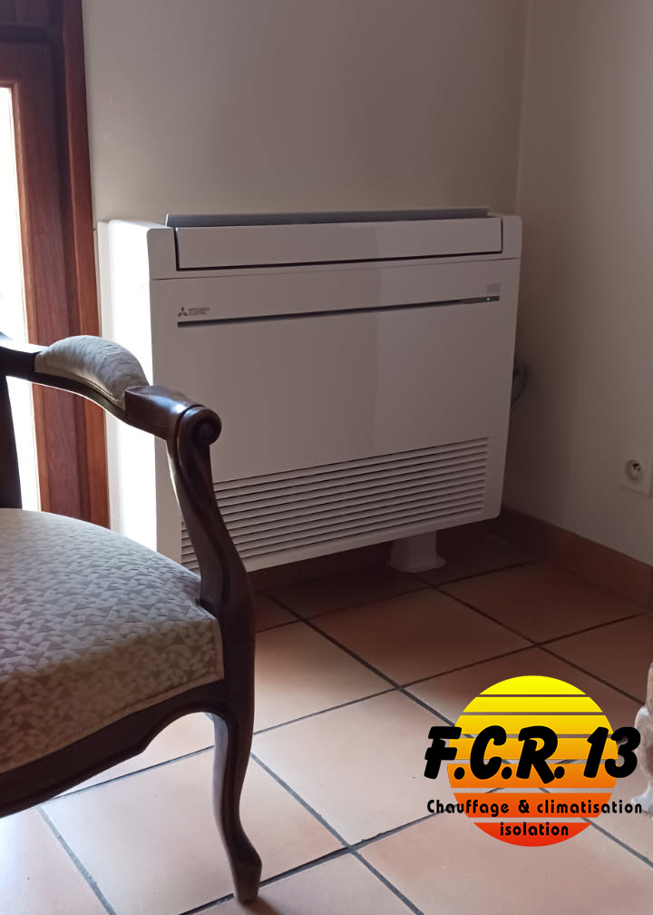 Installation de 2 consoles Hyper Heating, Mitsubishi Electric à Saint Antonin sur Bayon par FCR13 - www.climatisation-fcr13.fr Installation de 2 consoles Hyper Heating, Mitsubishi Electric à Saint Antonin sur Bayon par FCR13 - www.climatisation-fcr13.fr